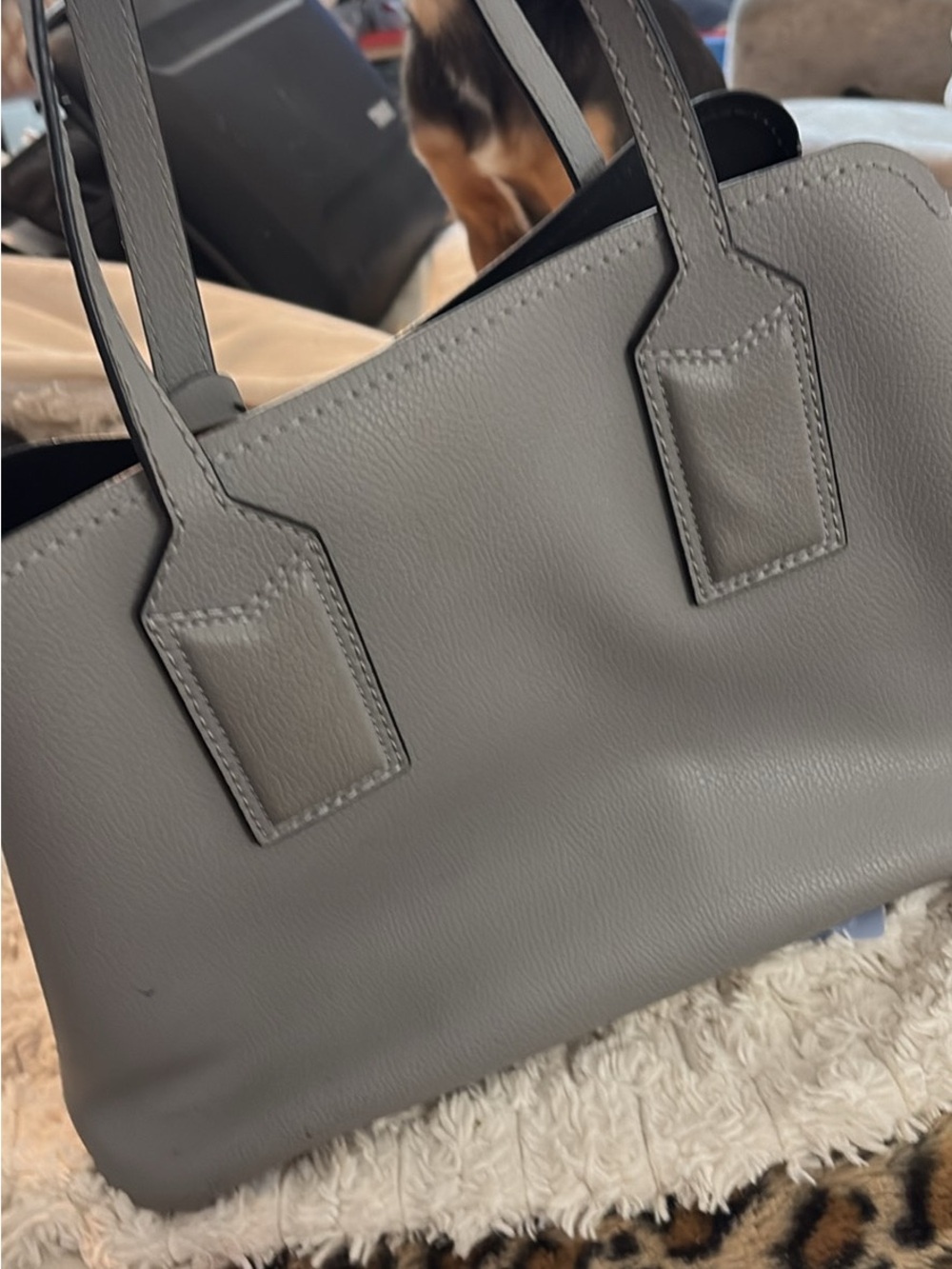 Marc Jacobs Gray Leather Tote
